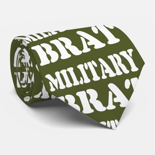 CRAVATE BRAT MILITAIRE (Roulé)
