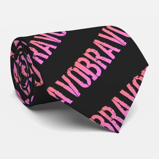 Cravate Bravo ! Italien (Roulé)