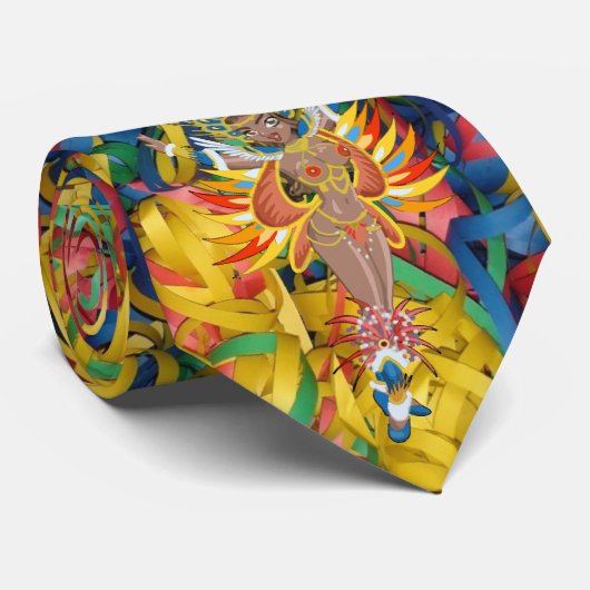 Cravate Brésil Carnaval (Roulé)