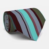 Cravate Bright 60s Retro Stripes (Roulé)