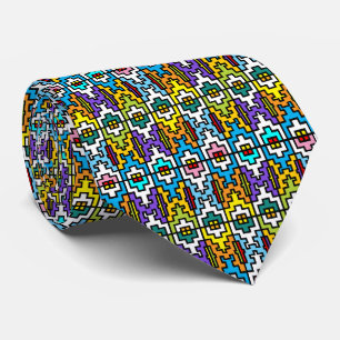 Cravate Bright colours African pattern