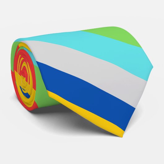 Cravate Bright Stripe Necktie (Roulé)