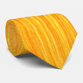 Cravate Bright Yellow and Orange Vernis (Roulé)