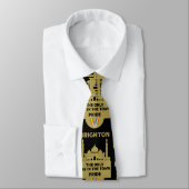 Cravate Brighton Gay pride - Brighton England LGBT - (Attaché)