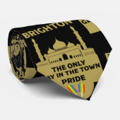 Cravate Brighton Gay pride - Brighton England LGBT - (Roulé)