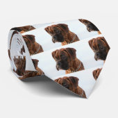 Cravate Brindle de chiot de boxeur (Roulé)