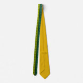 Cravate Briques en plastique verticales Jaune-vert (Dos)