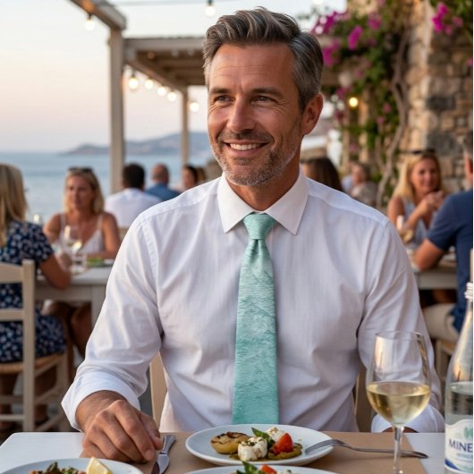 Cravate Brise de vague océanique