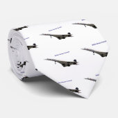Cravate British Airways Concorde (Roulé)