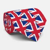 Cravate British Hearts, Union Jack Flag / United Kingdom (Roulé)