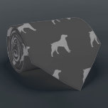 Cravate Brittany Spaniel Chien race Silhouettes Motif<br><div class="desc">Ce cravate motif breton original fait un grand cadeau aux papas ! Disponible en différentes couleurs, cette cravate cool fait une déclaration pour tous ceux qui aiment la Bretagne. Un cadeau génial pour le type qui porte une cravate pour les affaires, ou pour des événements spéciaux comme des programmes de...</div>