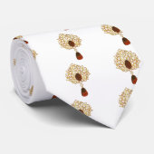 Cravate Broche Kundan & ruby (Roulé)