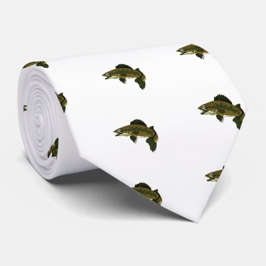 Cravate Brochets vairons (Roulé)