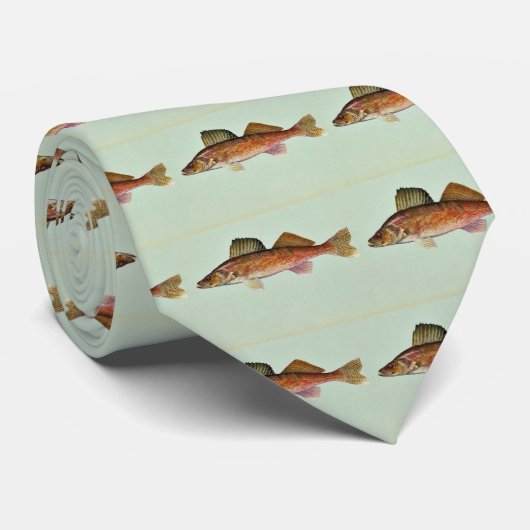 Cravate Brochets vairons (Roulé)