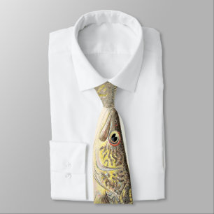 Cravate Brochets vairons Pike d'amusement
