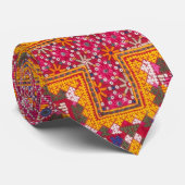 Cravate Broderie indienne colorée Imprimer (Roulé)
