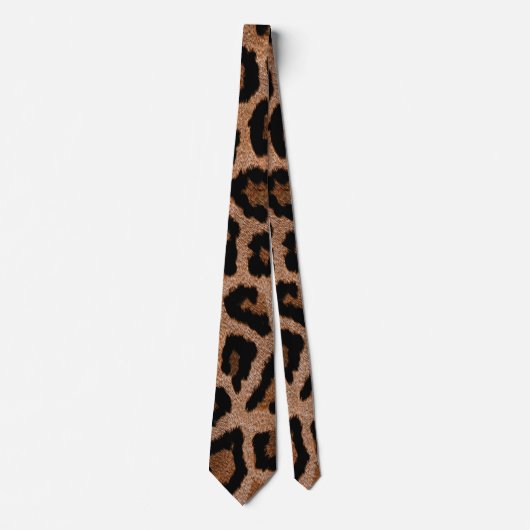 Cravate Bronze Leopard Cheetah Print (Devant)
