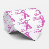 Cravate Bronzette rose (Roulé)