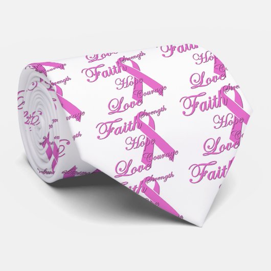 Cravate Bronzette rose (Roulé)