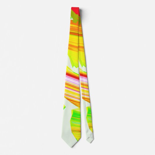 Cravate Brosse arc-en-ciel (Devant)
