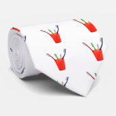 Cravate Brosses à dents et tasse (Roulé)