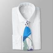 Cravate Brosses colorées abstrait motif (Attaché)