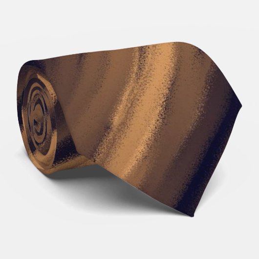 Cravate Brown à rayures (Roulé)