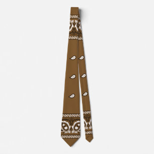 Cravate Brown Bandana