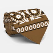 Cravate Brown Bandana (Roulé)