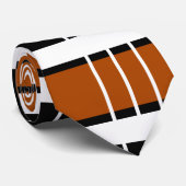 Cravate Brown et blanc (Roulé)