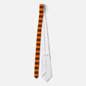 Cravate Brown et orange horizontal trié (Dos)