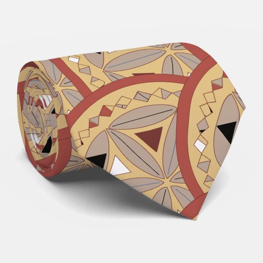 Cravate Brown et rouille (Roulé)