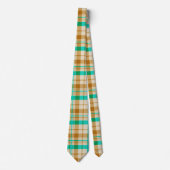 Cravate Brown et vert pastel (Devant)