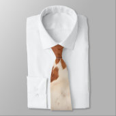 Cravate Brown noir blanc (Attaché)