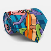CRAVATE "BRUITS ABSTRAITS " (Roulé)