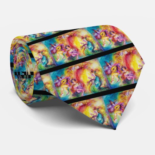 Cravate Brûler le Carnaval (Roulé)