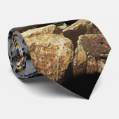 Cravate Brûler Yule dans la forêt de neige (Roulé)