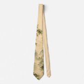Cravate Brume de bambou sage (Devant)