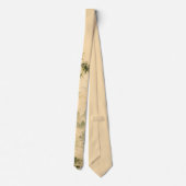 Cravate Brume de bambou sage (Dos)