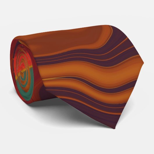 Cravate brun (Roulé)