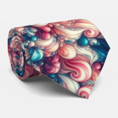 Cravate Bubblegum Guimauve (Roulé)