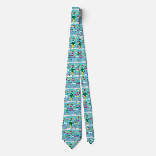 Cravate Buddy the Elf Candy Pattern (Devant)