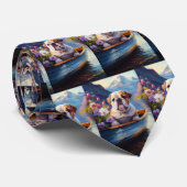 Cravate Bulldog anglais sur une pagaie : une aventure Pitt (Roulé)