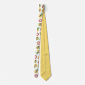 Cravate Bulldogs français dans la piscine de fruits Flotte (Dos)