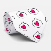 Cravate Bulle de la parole d'amour (Roulé)