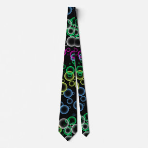 Cravate bulle motif 02.b Black BG