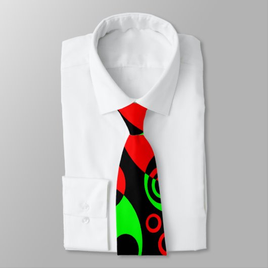 Cravate Bulles Abstraites 11 (Attaché)