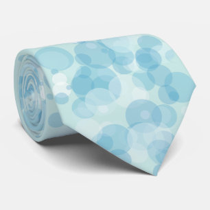 Cravate Bulles bleues