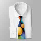 Cravate bulles colorées (Attaché)