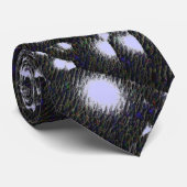 Cravate Bulles de Jean Bleu 2 (Roulé)